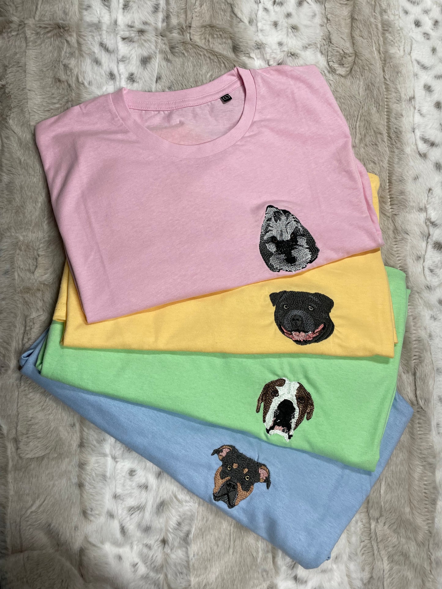 Adult Pet Portrait Spring/Summer Collection T-shirt.