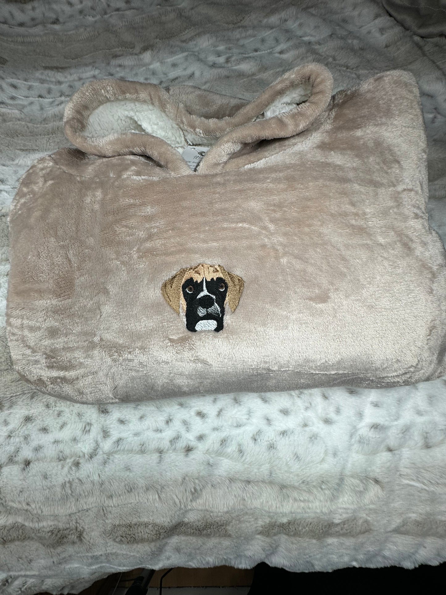 Hooded Blanket 2x Pet Portrait